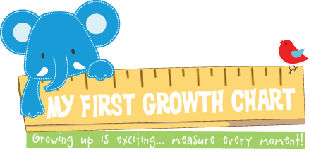 My First Growth Chart - Custom Personalized Growth Charts for babies, toddlers and kids